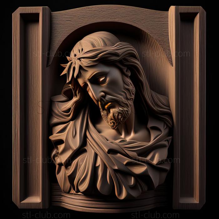 3D model st jesus (STL)